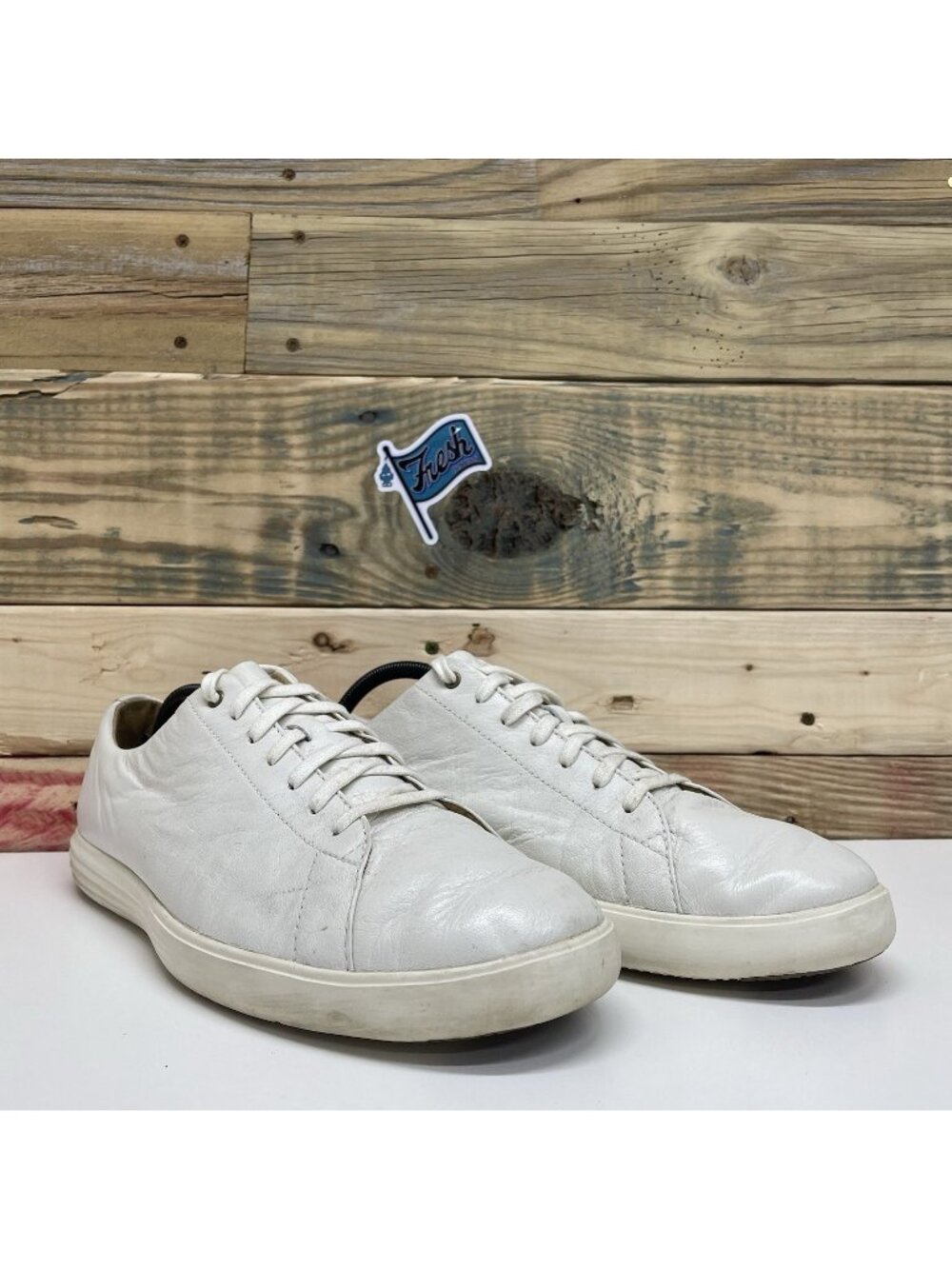 Cole Haan Grand Crosscourt II Casual Leather Sneakers Men’s Size 12 White